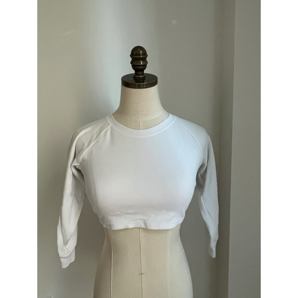 American Apparel Crop Top White